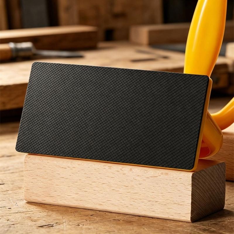 Push Block Handle for Woodworking Feed Tasks ABS Molded Grip with Flat Base Contact for Board Control in Shop Use