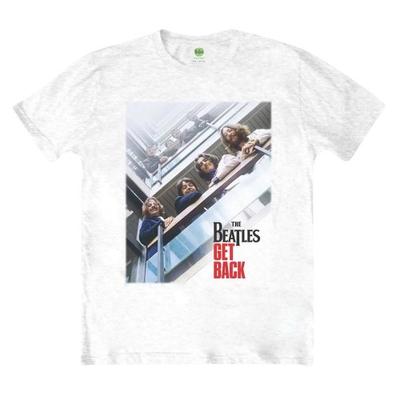 The Beatles Unisex-Erwachsene Get Back Poster-Baumwoll-T-Shirt