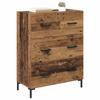 Sideboard Reclaimed Wood 69.5 x 34 x 90 cm Engineered Wood and Iron