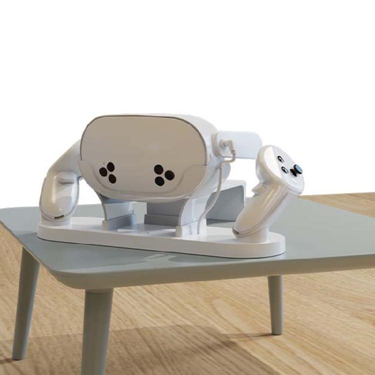 Type C Charging Dock Base Controller Charger Holder Station Nonslip Large Base for MQ 3S/3 VR Glasses White