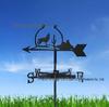 Weather Vane Ornament: Outdoor Wrought Iron Spray-Painted Roof Decoration Metal Craft