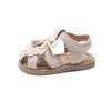 Baby girl princess shoes 2025 new baby sandals summer soft-soled toddler shoes little girl small leather shoes bag head