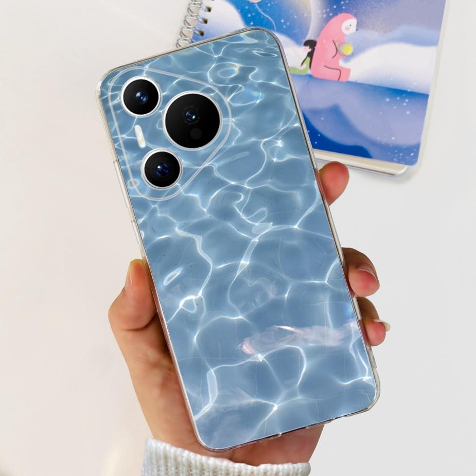 Für Huawei Pura 70 Hülle Niedliche Cartoon Bemalte Abdeckung Klare Silikon Handyhülle Für Huawei Pura 70 Pro Plus Pura70 Pro + Weiche Hülle