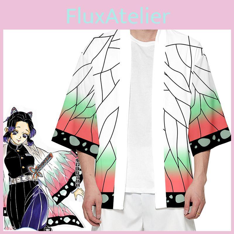 Stylish Demon Slayer Kimetsu No Yaiba Kochou Shinobu Cosplay Loose Haori Coat Tops For All Occasions