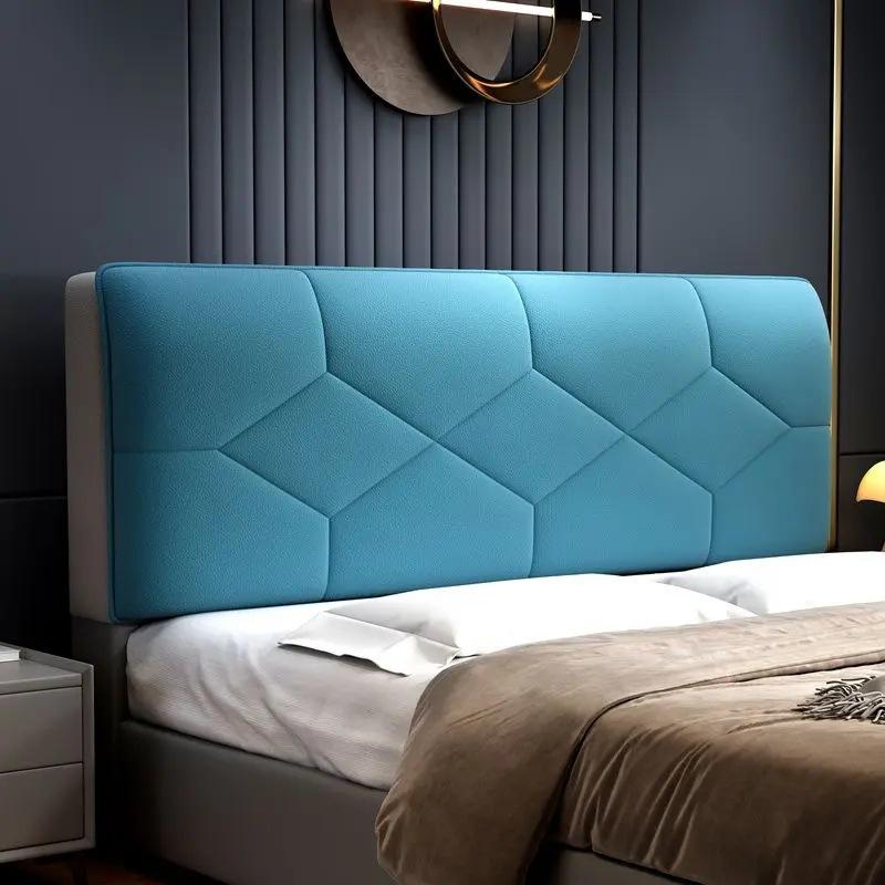 Soft Diamond Shaped Headboard Cover Light Luxury Style All Inclusive Comfortable No Wash Dust-proof and Head Protection Cover