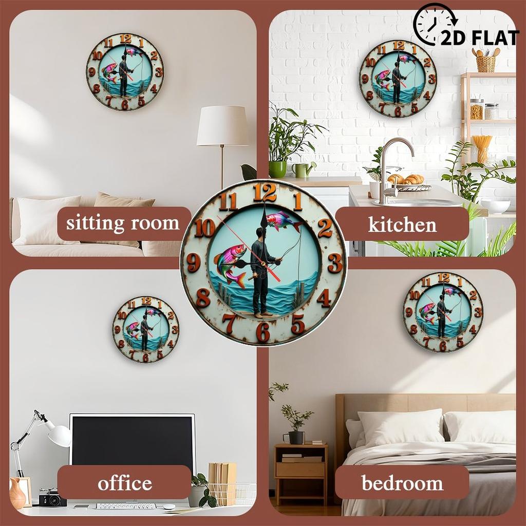 High Demand 25x25cm Wood Wall Clock Popular for Retail and Gifting