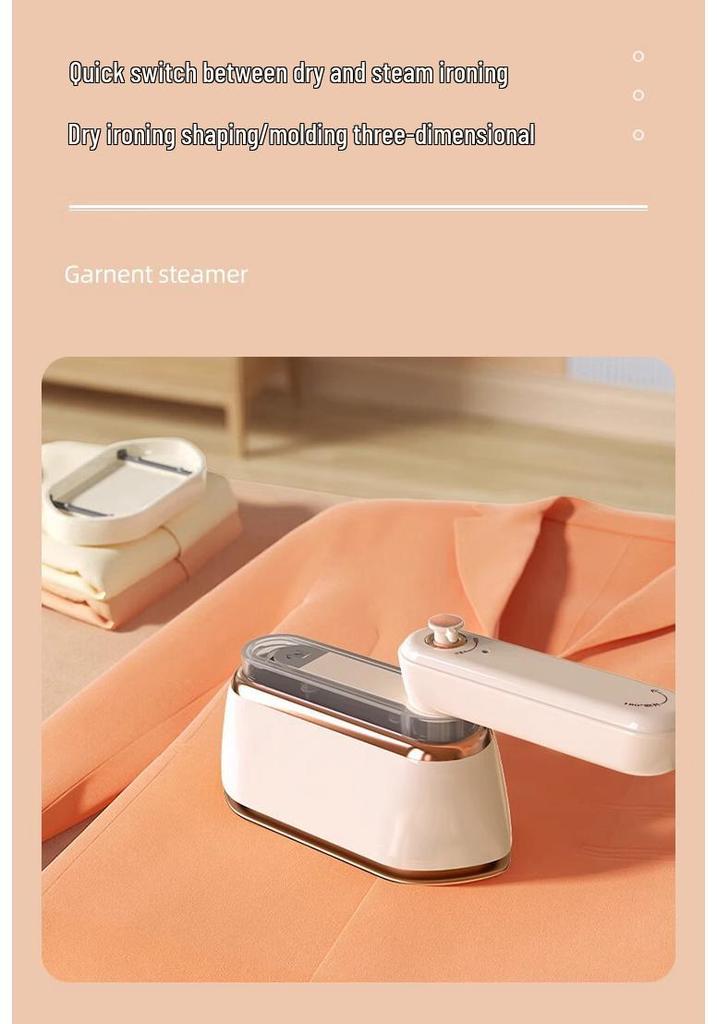 Portable Handheld Garment Steamer - Home Use, Wrinkle Removal, New Model