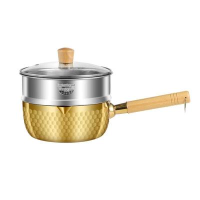 Yoshida Takumi Hammered Stainless Steel Yukihira Pot