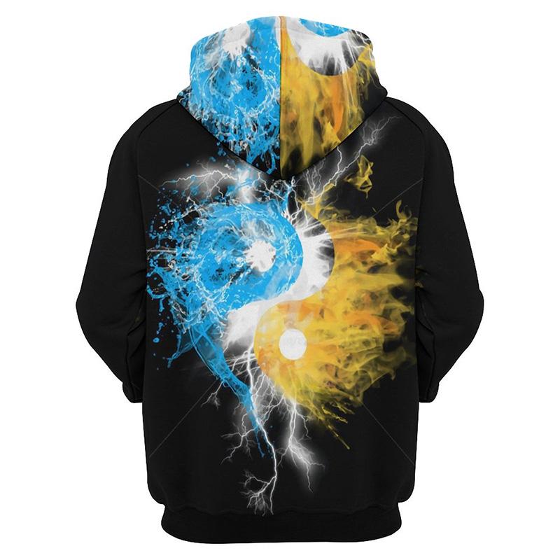 

Yin Yang Eight Trigrams Hoodie Men Clothing 3D Tai Chi Eight Trigrams Printed Hoodies Women Harajuku Fashion y2k Pullovers Hoody 4XL