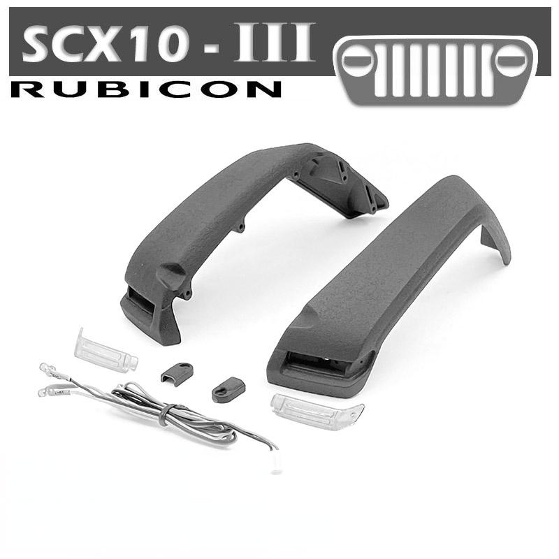 

1/10 AXIAL SCX10 III JEEP Wrangler Радіокерована машина для скелелазіння з підсвіченим переднім крилом білий