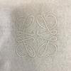 LOEWE anagram wool Scarf beige wool Used