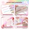 Gradient High Capacity Macaron Color Glue Pen for Students' Notes and Marking