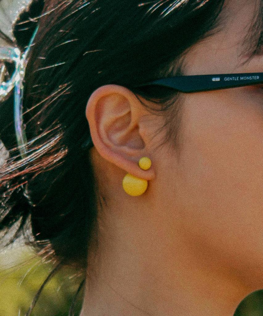 Sundaydiscoclub Summer Ball Earrings Lemon