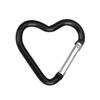 Mini Heart Shaped Carabiner Hook - Aluminum Outdoor Clothing Clip