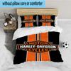 Harley-davidson Motorcycle Artwork 3PCS Bedding set,Ideal for 1pc Duvet Cover And 2pcs Pillowcases Perfect for Fan gift,Ideal for Bedroom, Dormitory