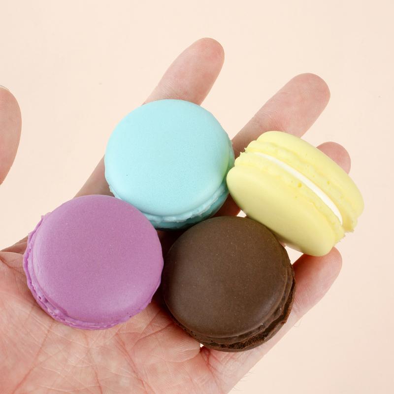 Artificial Macaron Simulation Food Models Lifelike Texture Assorted Styles for Holiday Party Decor Home Desktop Ornament Gifts