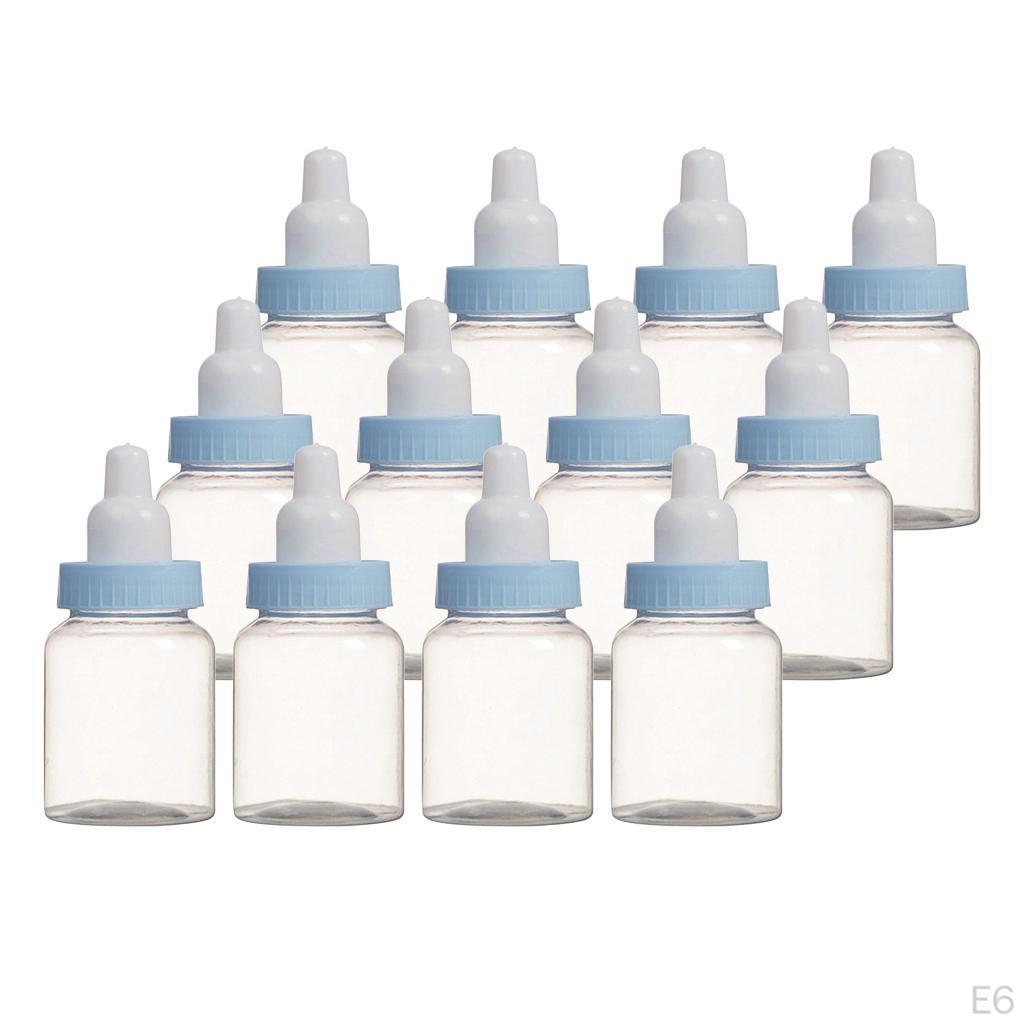 12 Candy Bottle Baby Shower Gift Baptism Package (Blue / Pink)