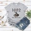 1692 They Missed One T-shirt Salem Witch Shirt Spooky Season T Shirts Halloween Women Tshirts Witchy Tee Halloween Gift