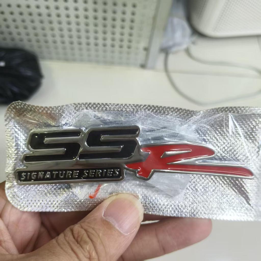 SSR Three-dimensional Metal Car Logo, Sports Modified Tail Logo Side Logo, Trunk Body Personalized Decorative Sticker