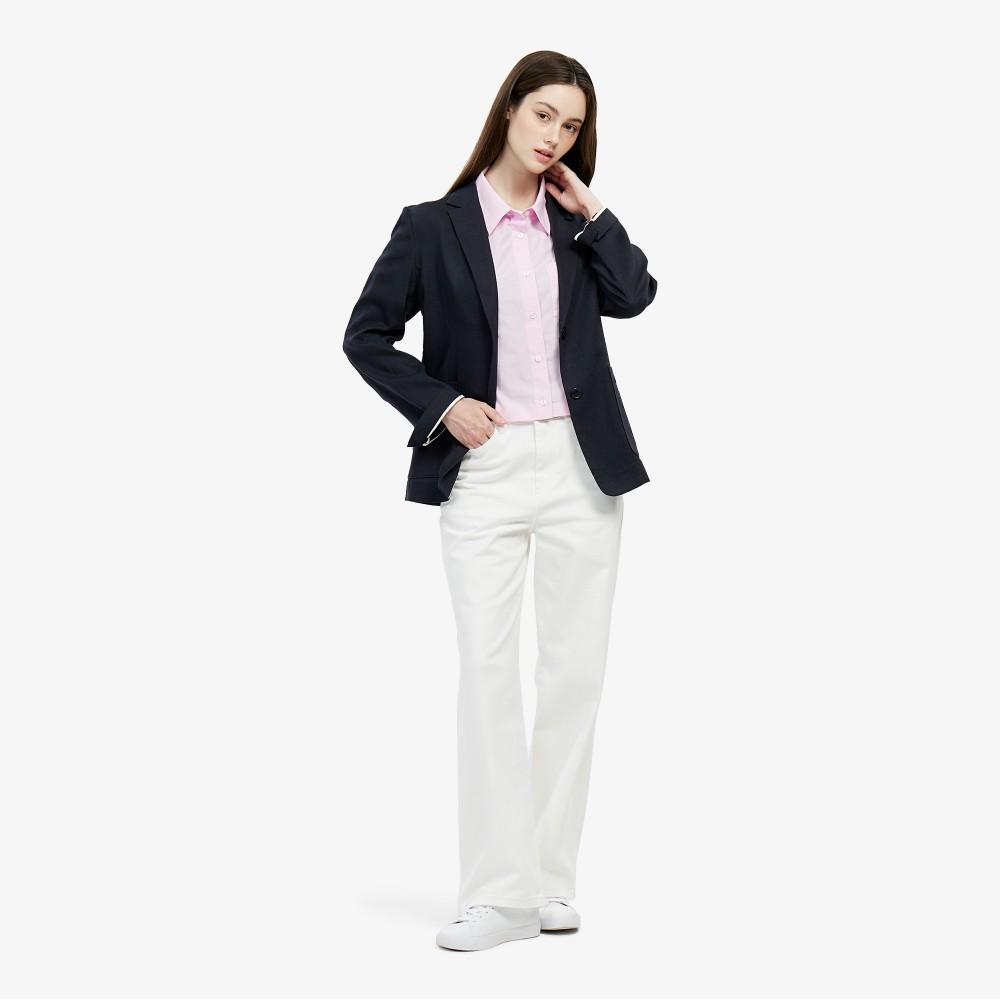 [Lacoste] Women's Linen Tailored Jacket BF721E-56G166