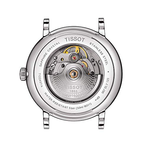 Tissot Carson Watch with Bracelet and Silver Dial, Officially Imported, Men's, Model T1224071103300