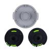 String Trimmer Parts Trimmer Spool Cap Replacing Spools 3pcs Automatic Green Solid Thread Length Per Spool : 3