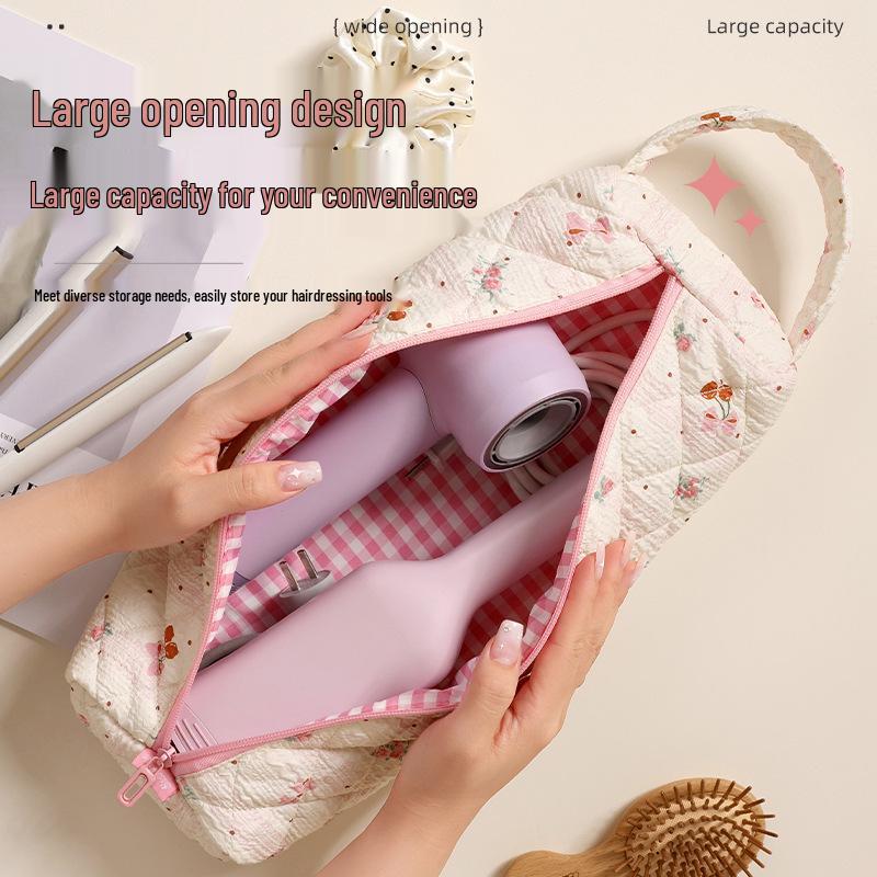 Runhui Floral Roller Blow Dryer & Curling Iron Storage Bag