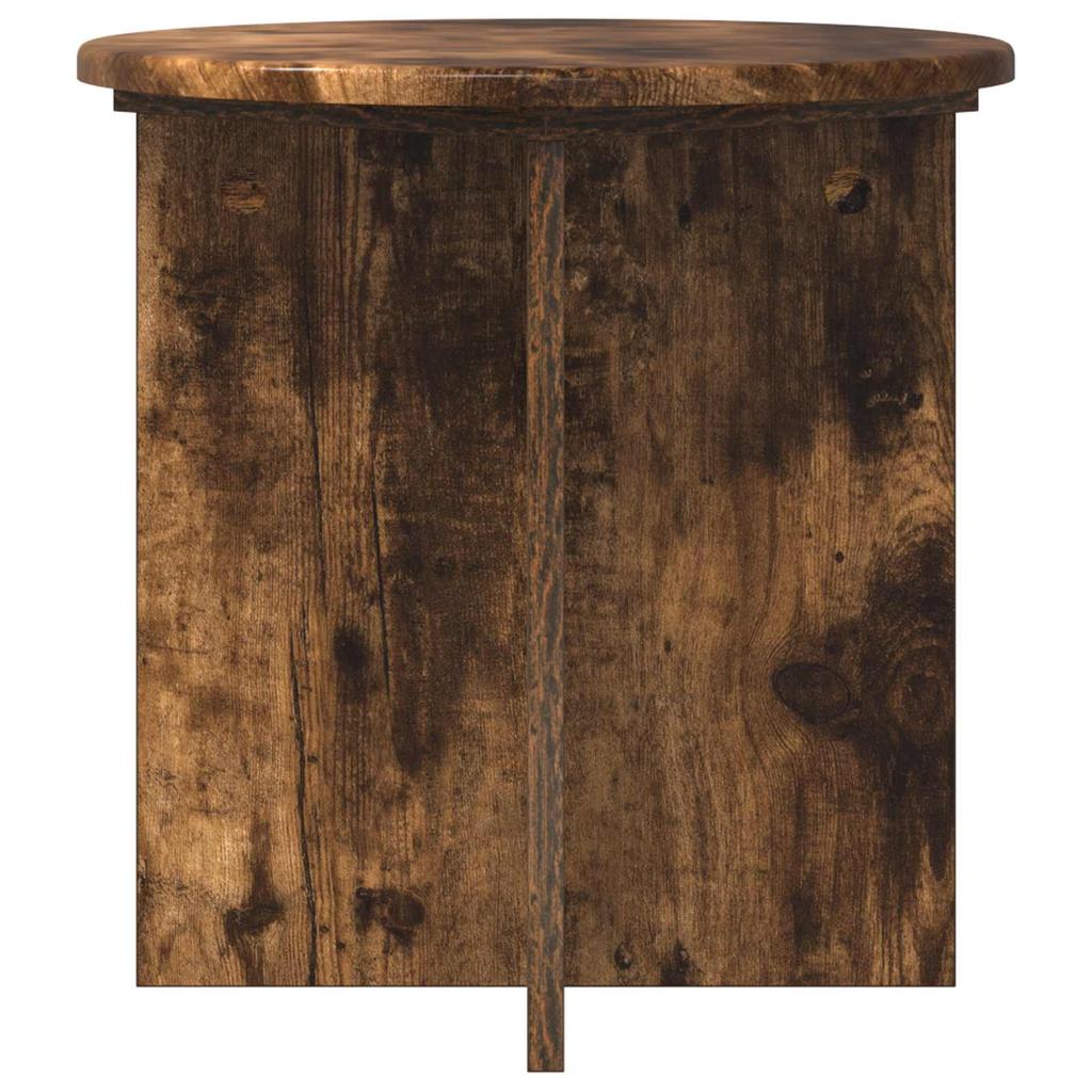 Plant Stand 2 pcs Smoked Oak 40 x 40 x 40 cm