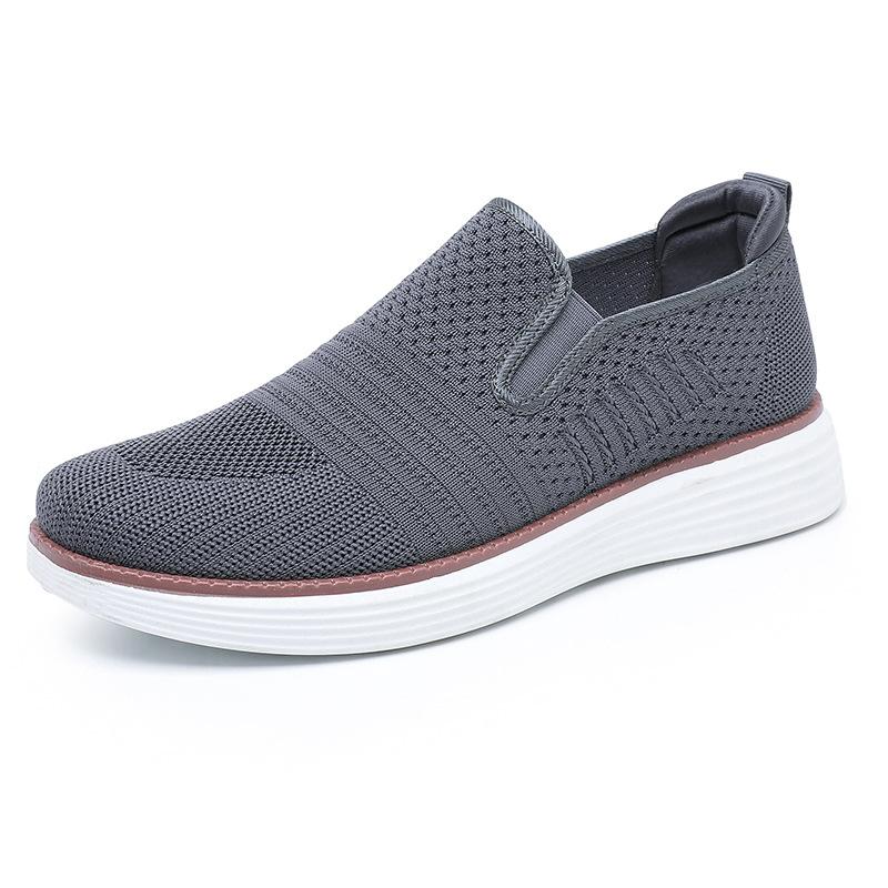 Shoes Men's 2025 Spring and Autumn New Shallow Mouth Soft Sole Breathable Lazy Shoes Versatile One Pedal Resistant Lightweight