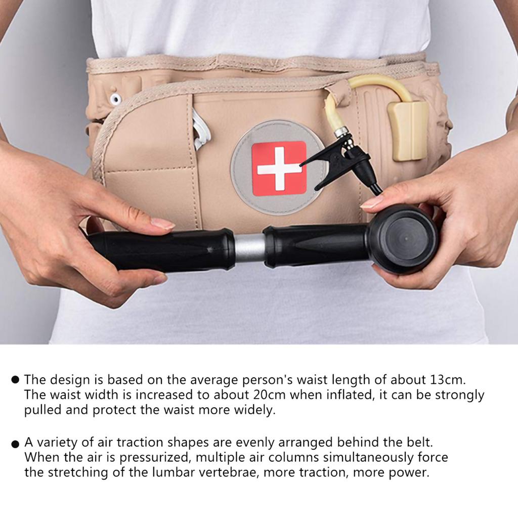 Inflatable Health Care Waist Belt Decompression Pain Relieve Back Belt