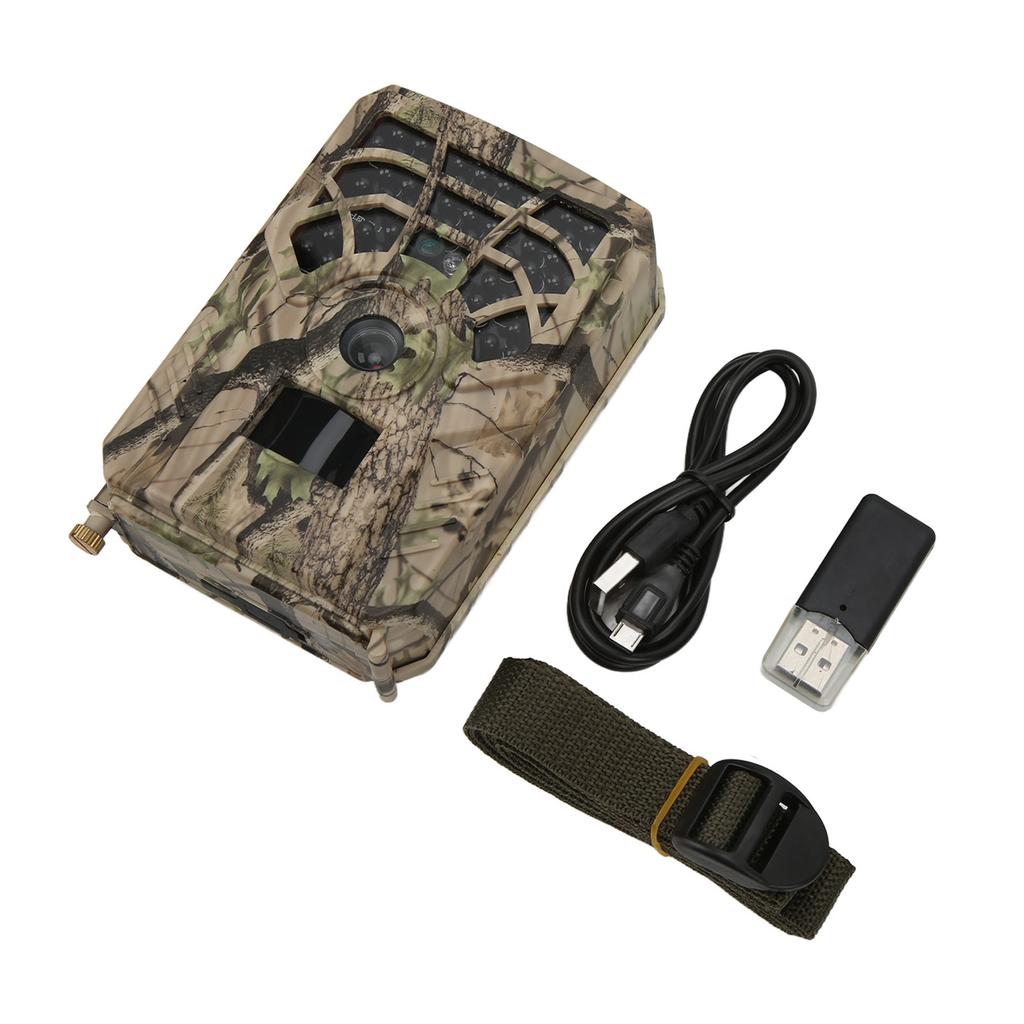 Trail Camera 5 Megapixels HD 1280x720P 25FPS Waterproof 2.4in LCD Durable Game Camera for Garden