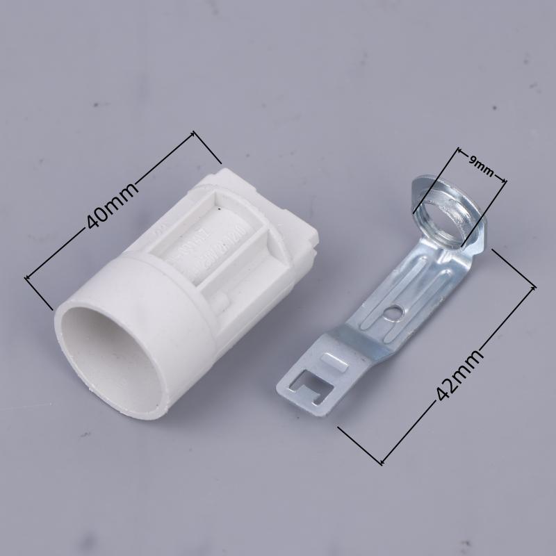 10 Pcs Candelabra Socket E14 Bracket Lamp Holder Lighting Base Zinc Alloy Sockets Bulb Holder With Bracket For  Lamps