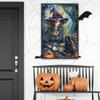 5D DIY Full Square Drill Diamond Painting Witch Kit Home Decoration Art Craft