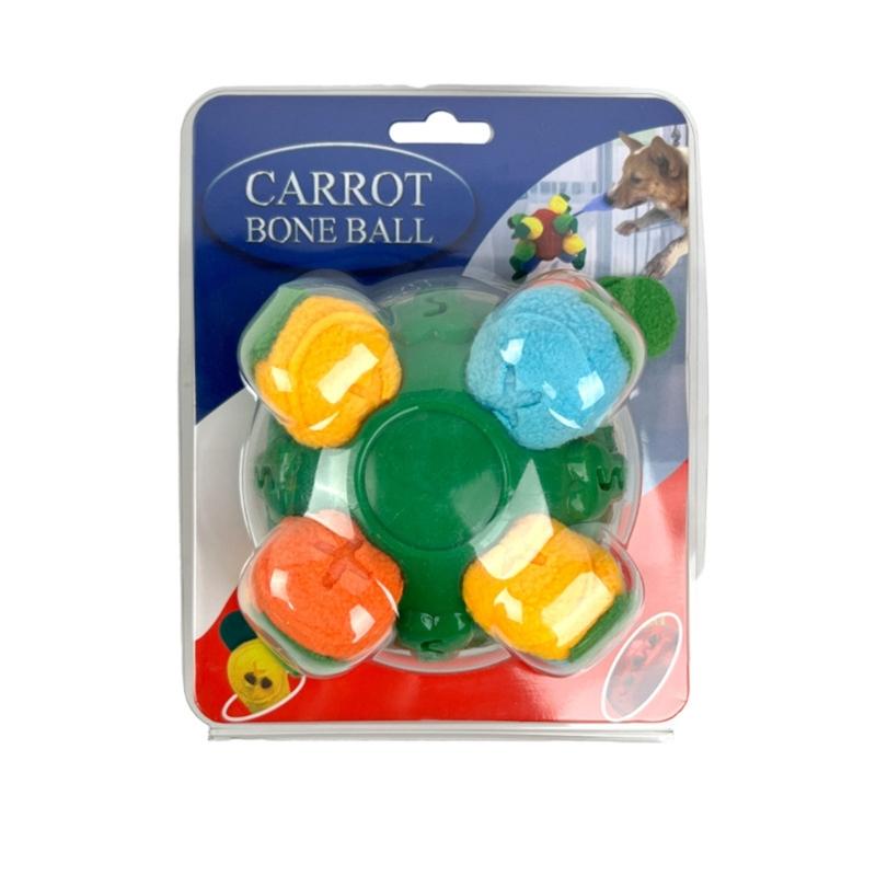Squeaky Dog Chew Toy Ball With Treats Dispenser For Active Dog Interaction Teeth Cleaning Chewing Squeaky Exercise Toy