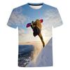 Letní Sněžná Hora Tělesná Výchova Sportovní Topy Zimní Lyžování 3D Potisk Tričko Pánské Vzrušující Kaskadérské Tričko
