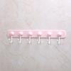 Creative Scandinavian Style Candy Color System Hooks Wall-mounted No-punch Storage Hooks Household Kitchen Bathroom Hooks