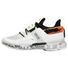 Comfortable Cushioning Abrasion Resistant Breathable Low Top Running Shoes Men's White Black 112025530-2