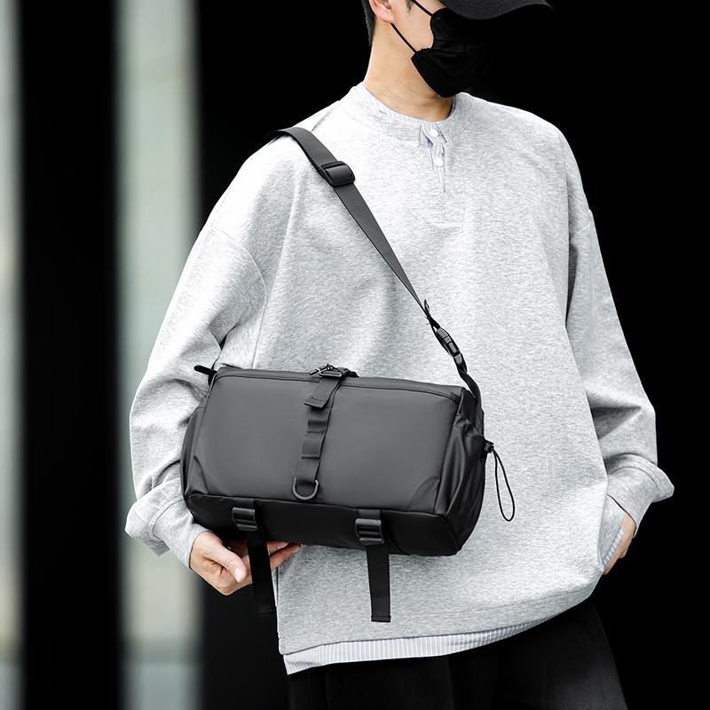 Men's Short-distance Travel Messenger Bag Business Large Capacity Messenger Bag Waterproof Shoulder Bag