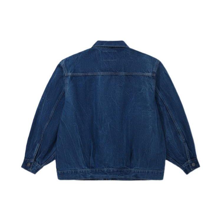 Levis Collar Pocket Long Sleeve Denim Jacket Women jackets Blue A2112-0004