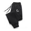Moon Print Autumn and Winter Wool Men's Pants Fashion Solid Color Casual Jogging