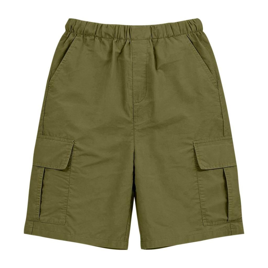 Women’s Loose Fit Outdoor Cargo Shorts with Multiple Pockets Relaxed Mid-Length Utility Shorts for Summer Sports Hiking