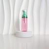 60ml Red Translucent Mousse Dispenser: Cosmetic Brush Foam Bottle for Face Wash and Travel Use
