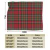 Royal Stewart Tartan Plaid Blankets Coral Fleece Plush Summer Christmas Breathable Warm Throw Blanket for Sofa Travel Quilt
