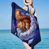 Eichhörnchen Träume Unter Mondlicht Strandtuch, Super Weiche Mikrofaser, Geschenk für Sie/Ihn, Geburtstag, für Pool, Strand, Reisen, Heimdeko Fan Geschenke