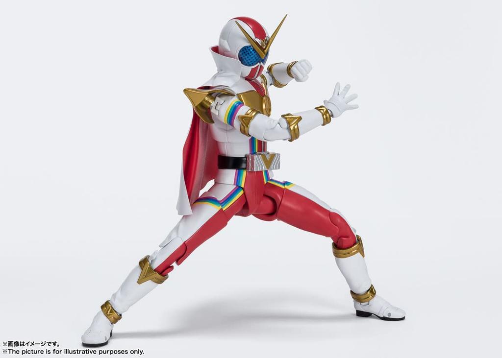TAMASHII NATIONS Kikai Sentai Zenkaiger Zenkaiser pohyblivá malovaná figurka o velikosti přibližně 145 mm, SHFiguarts PVC/ABS