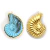 1 Piece 304 Stainless Steel Ocean Pendants 18K Gold Plated Resin Patch Shell Conch Charms For DIY Necklace Jewelry Making