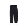 Li Ning Solid Color Elastic Letter Print Sports Long Pants Women Bottoms Black AYKR994-1