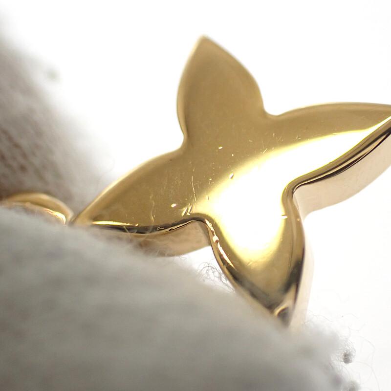 LOUIS VUITTON  M63085 Bag charm gold/pink metal/leather Women