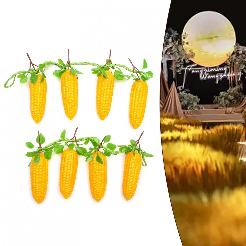 2PCS Artificial Corn Strings Fake Plants For Photography Props Home Decor