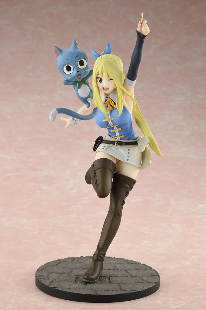 Bell Fine Final Series Lucy Heartfilia Wink Scale PVC bemalte komplette Figur BF188 "FAIRY TAIL" Ver. 1/8
